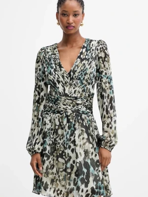 Guess sukienka ROMINA kolor zielony mini rozkloszowana W5YK20 WDW82