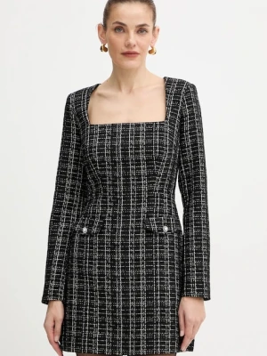Guess sukienka SANDRA kolor czarny mini prosta W5BK20 W2382