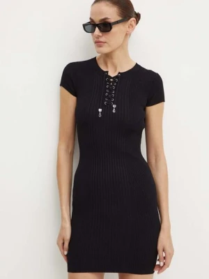 Guess sukienka SELENE kolor czarny mini dopasowana W4YK06 Z2V62