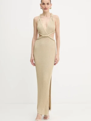 Guess sukienka VANYA kolor zielony maxi dopasowana W5YK0O Z0210