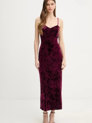 Guess sukienka welurowa