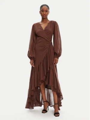 Guess Sukienka wieczorowa 5GGK53 7317A Brązowy Regular Fit