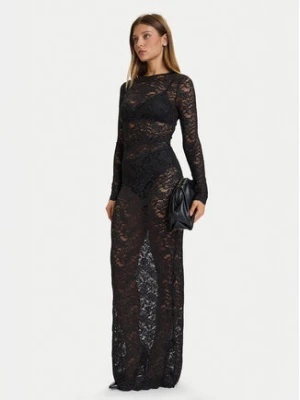 Guess Sukienka wieczorowa O5BK01 K1820 Czarny Slim Fit