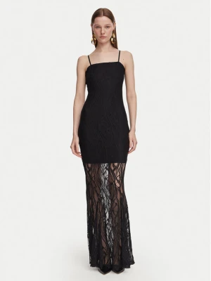 Guess Sukienka wieczorowa W6YK12 K4359 Czarny Slim Fit
