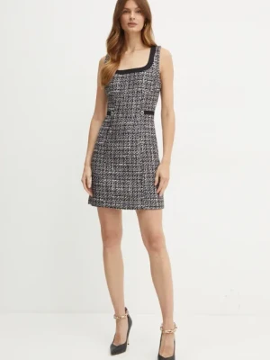 Guess sukienka YVONNE kolor czarny mini rozkloszowana W4BK92 WGIL2