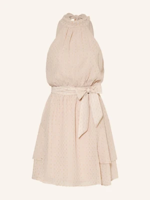 Guess Sukienka Z Brokatową Przędzą beige