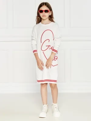 Guess Sukienka | z dodatkiem kaszmiru