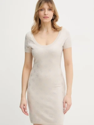 Guess sukienka z domieszką wełny 4G