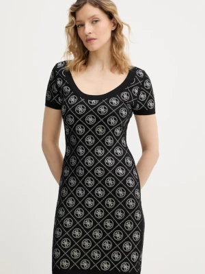 Guess sukienka z domieszką wełny 4G