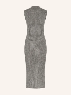 Guess Sukienka Z Dzianiny Julia Z Ozdobnymi Kamykami grau
