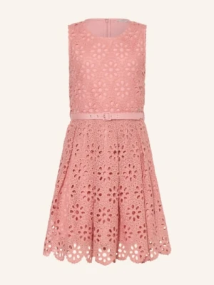 Guess Sukienka Z Koronką pink