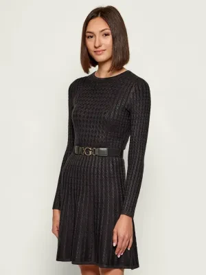 GUESS Sukienka z paskiem HANA