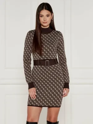 GUESS Sukienka z paskiem LISE