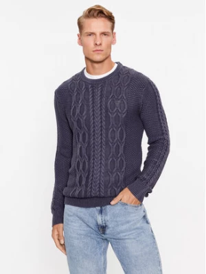 Guess Sweter Andy M3BR21 Z2BB0 Niebieski Regular Fit