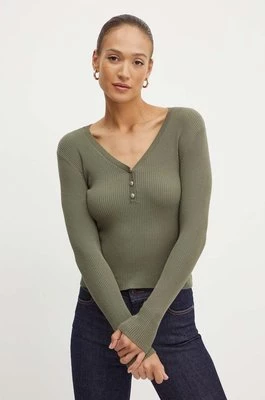 Guess sweter BLAIRE damski kolor zielony W4YR16 Z2V62