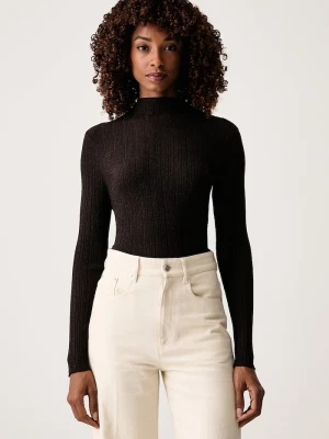 Guess sweter damski ELLIE brązowy