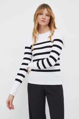 Guess sweter ELINOR damski kolor biały lekki W2YR30 Z2V62