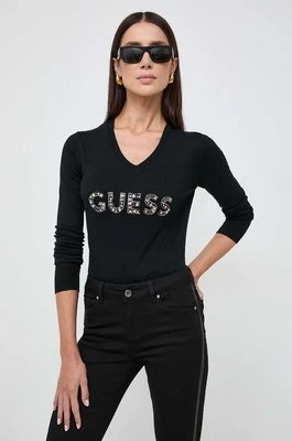 Guess sweter HAILEY damski kolor czarny lekki W4RR37 Z2NQ2