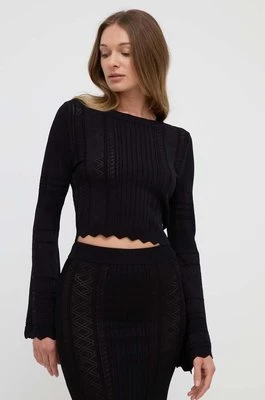 Guess sweter ADALINE damski kolor czarny lekki W4GR08 Z2U00
