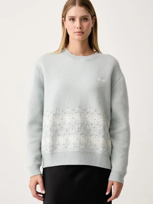 Guess sweter damski LILY niebieski