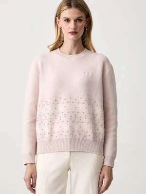 Guess sweter damski LILY różowy