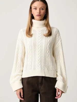 Guess sweter damski z dodatkiem wełny X NORTH SAILS beżowy