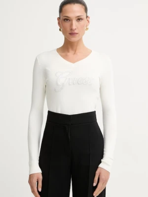 Guess sweter damski z wiskozą LENA