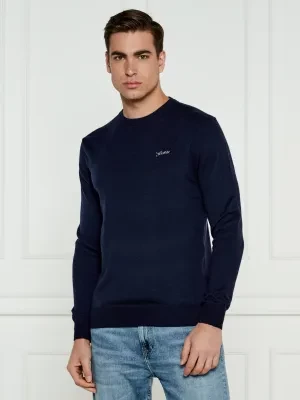 GUESS Sweter DANIEL | Regular Fit | z dodatkiem jedwabiu