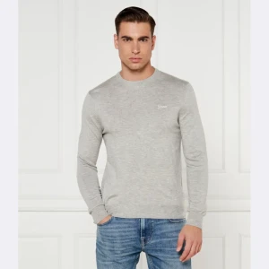 GUESS Sweter DANIEL | Regular Fit | z dodatkiem jedwabiu