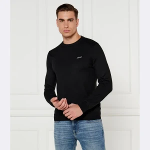 GUESS Sweter DANIEL | Regular Fit | z dodatkiem jedwabiu