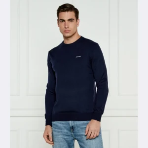 GUESS Sweter DANIEL | Regular Fit | z dodatkiem jedwabiu