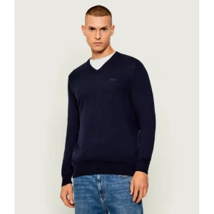 GUESS Sweter DAREN | Slim Fit | z dodatkiem jedwabiu