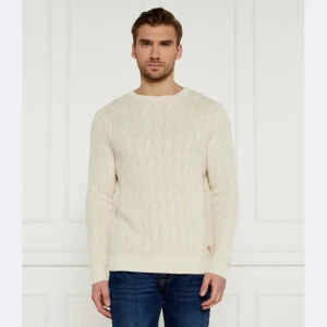 GUESS Sweter EVANDER | Regular Fit | z dodatkiem wełny