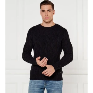 GUESS Sweter EVANDER | Regular Fit | z dodatkiem wełny