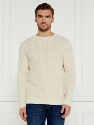GUESS Sweter EVANDER | Regular Fit | z dodatkiem wełny