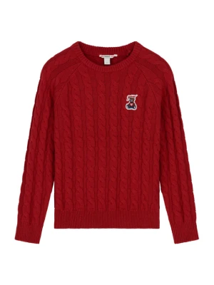 Guess Sweter H6BR02 Z1648 Czerwony Regular Fit