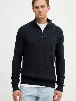 Guess sweter HEADLEY męski kolor granatowy z półgolfem M5YR04 Z3FB1