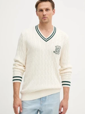Guess sweter HEWIE męski kolor beżowy M5YR12 Z30W1