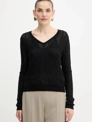 Guess sweter IZABELLA damski kolor czarny lekki W5YR00 Z3HQ0