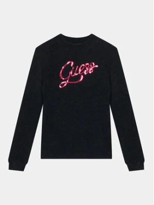 Guess Sweter J3BR06 Z2YA0 Czarny Regular Fit