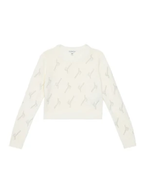 Guess Sweter J5BR28Z0870 Beżowy Regular Fit