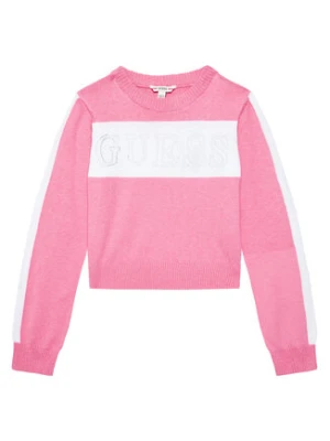 Guess Sweter J5YR00 Z3GW0 Różowy Regular Fit