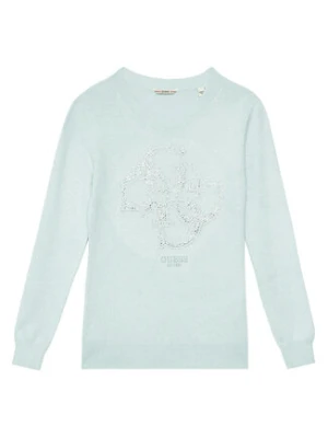 Guess Sweter J5YR01 Z3FP0 Błękitny Regular Fit