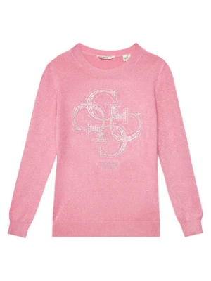 Guess Sweter J5YR01 Z3FP0 Różowy Regular Fit