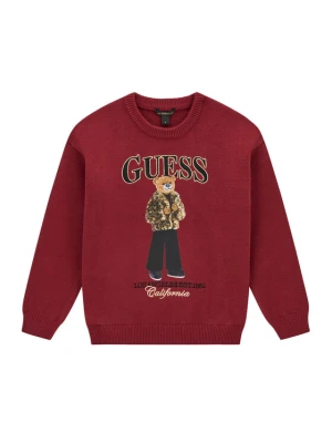 Guess Sweter J6BR05 Z1339 Czerwony Regular Fit