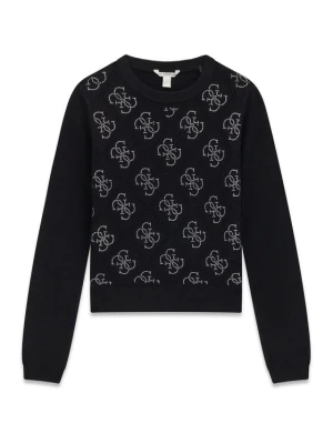 Guess Sweter J6BR13 Z1347 Czarny Regular Fit