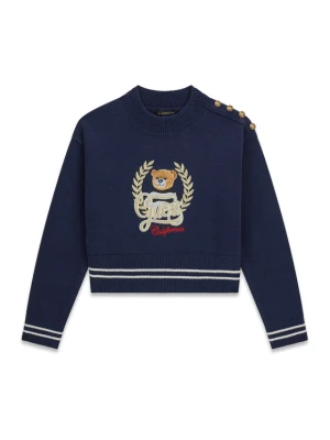 Guess Sweter J6BR16 Z1350 Granatowy Regular Fit
