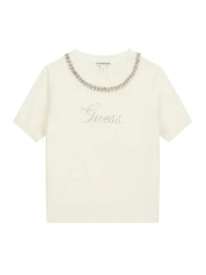 Guess Sweter J6RR14 Z2NQ2 Écru Regular Fit