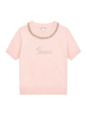 Guess Sweter J6RR14 Z2NQ2 Różowy Regular Fit