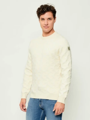 GUESS Sweter JOHN | Regular Fit beżowy